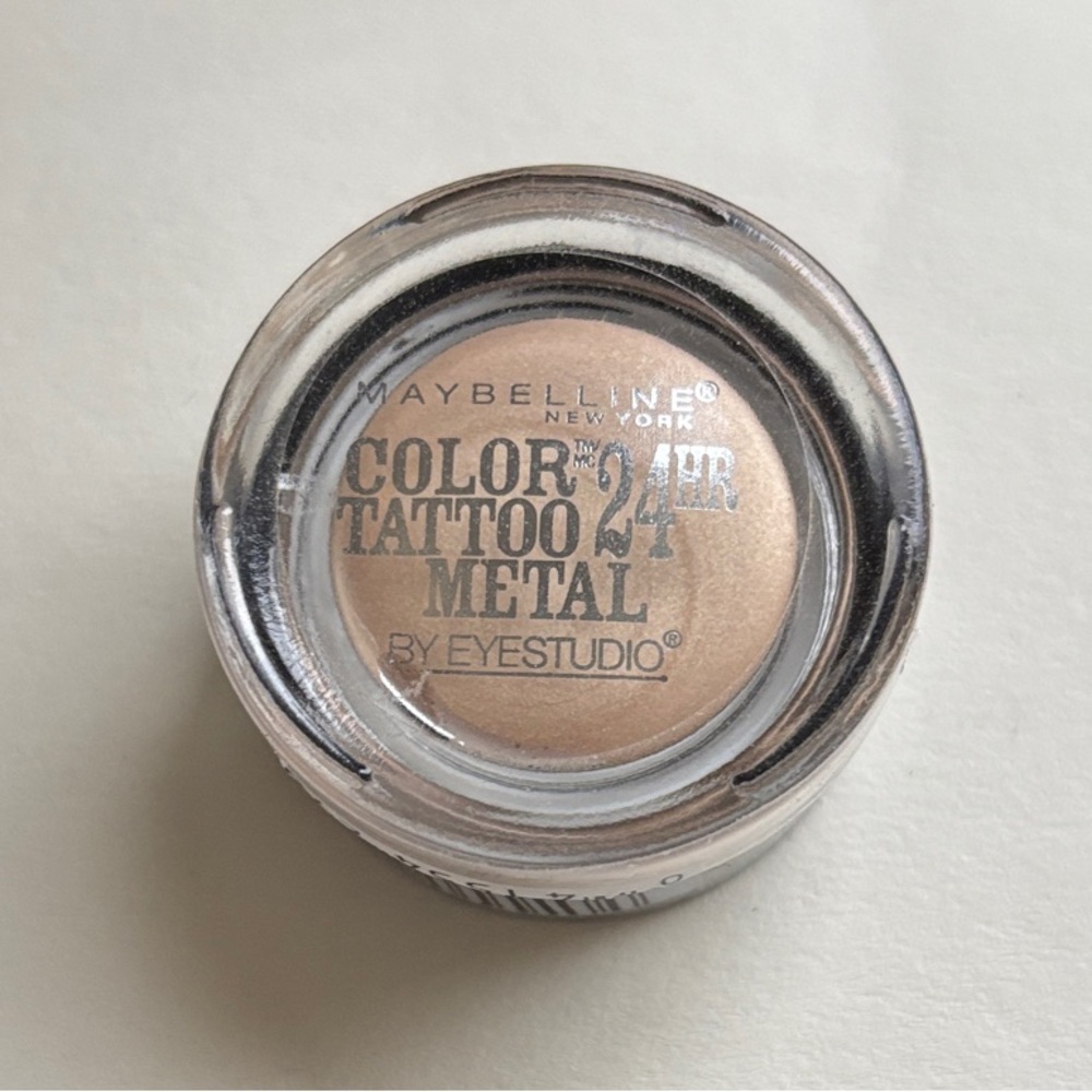 ❇️ 4/$20 Maybelline Color Tattoo 24HR Metal Eyeshadow - Gold